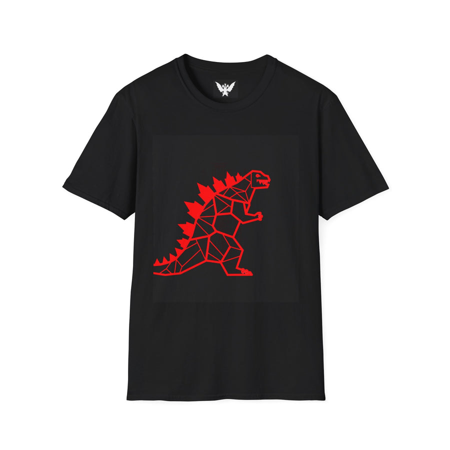 Cyber Godzilla Geometric Tee