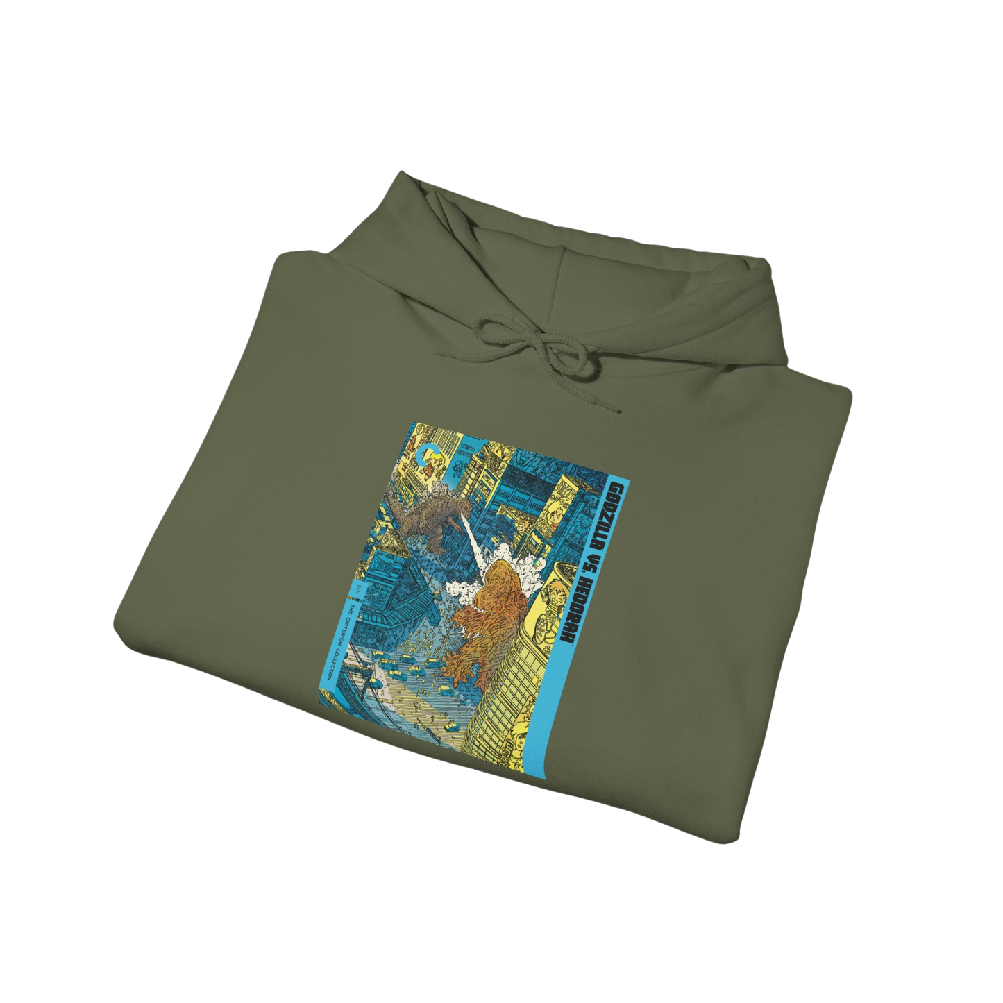 Godzilla vs Hedora Vintage Poster Hoodie
