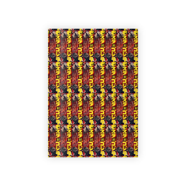 Mothra vs Godzilla 1964 Poster Wrapping Paper