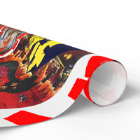 Godzilla Poster Collage Wrapping Paper