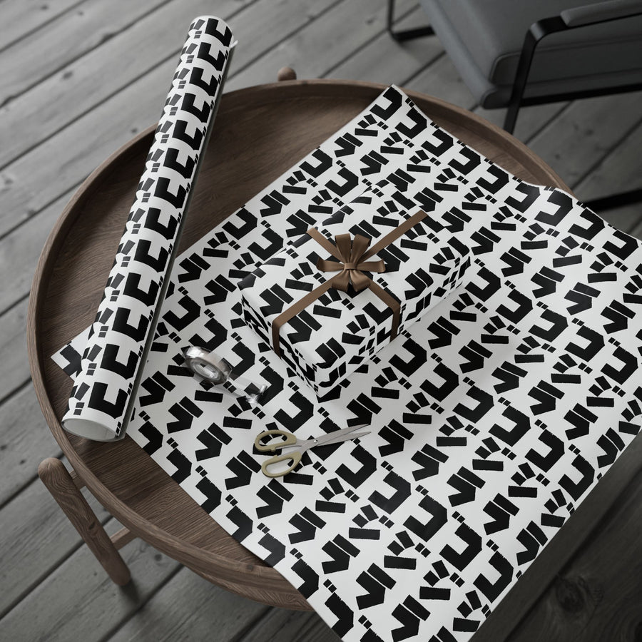 Godzilla Katakana Wrapping Paper (Black)