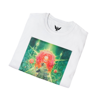 Folded white Godzilla vs Biollante 1989 tee — officially-inspired monster movie apparel for collectors