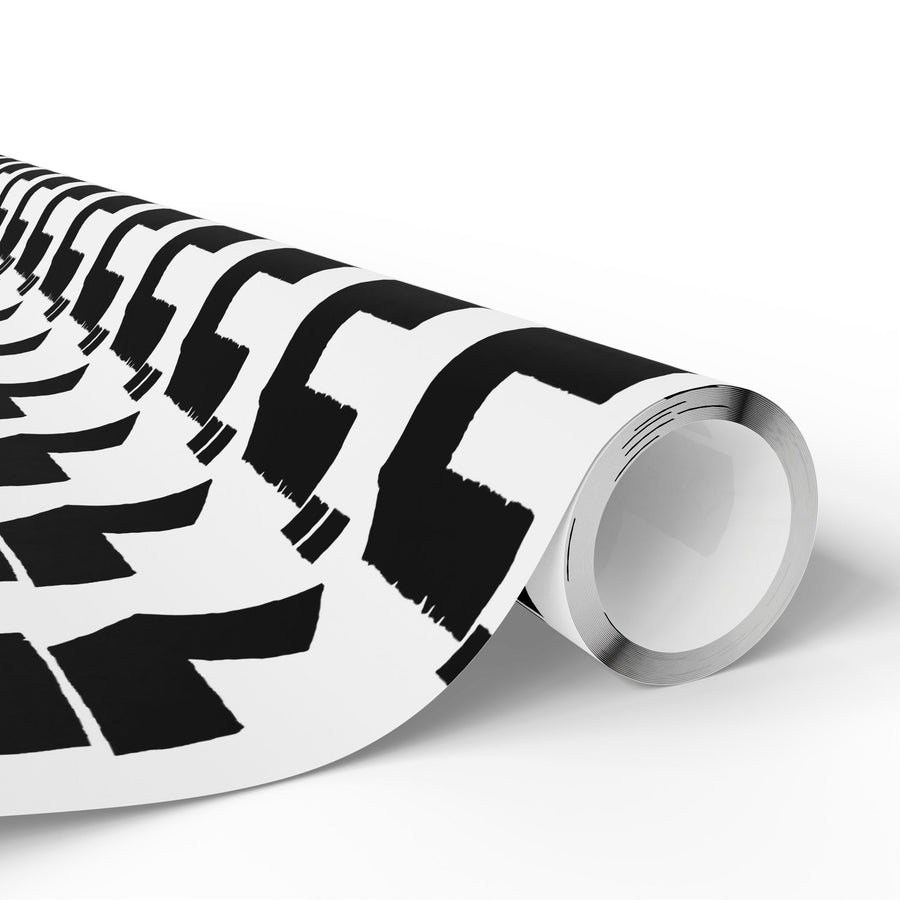 Godzilla Katakana Wrapping Paper (Black)