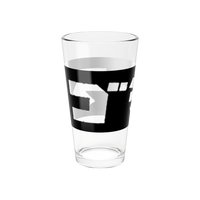 Godzilla pint glass — 16oz clear glass featuring bold kaiju design for fans and collectors