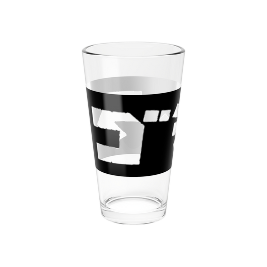 Godzilla pint glass — 16oz clear glass featuring bold kaiju design for fans and collectors