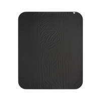 Dual-layer outdoor blanket — soft fleece top with water-resistant backing featuring Space Godzilla theme