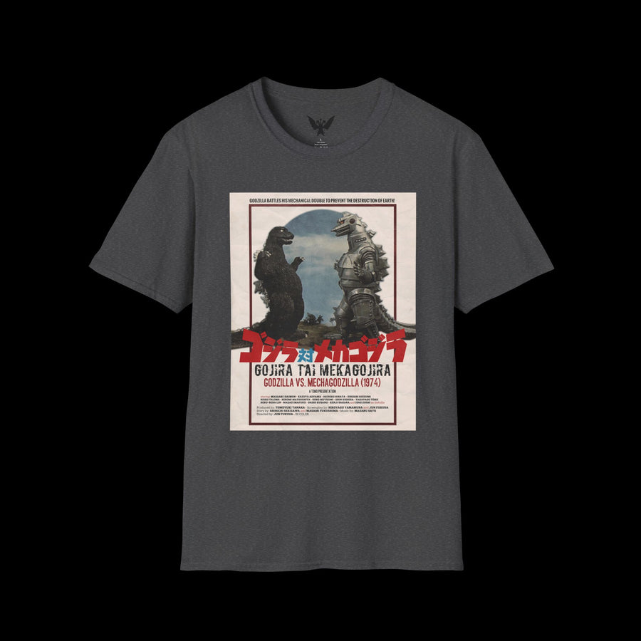 Godzilla vs Mechagodzilla 1974 Poster T-Shirt