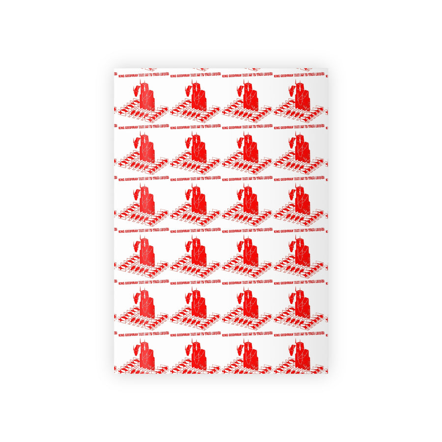 King Geedorah Take Me To Your Leader Wrapping Paper
