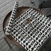 Godzilla Katakana Wrapping Paper (Black)