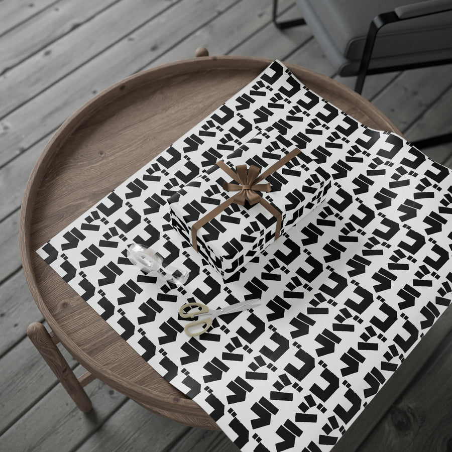 Godzilla Katakana Wrapping Paper (Black)