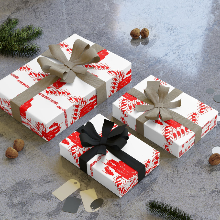 King Geedorah Take Me To Your Leader Wrapping Paper