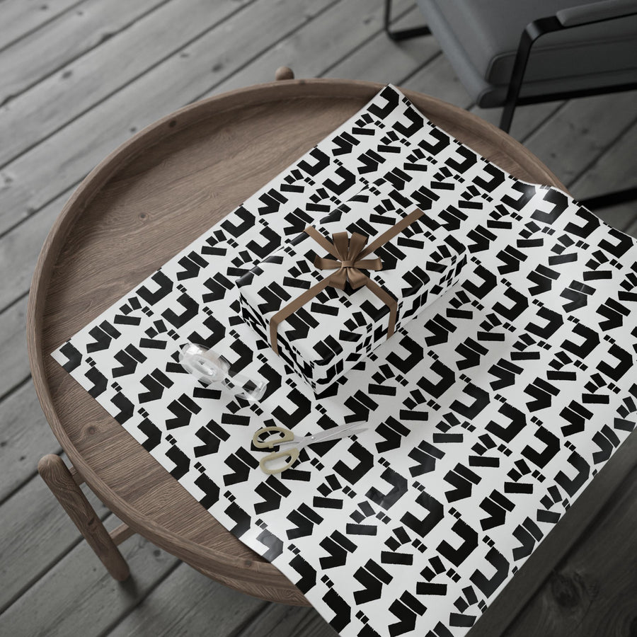 Godzilla Katakana Wrapping Paper (Black)