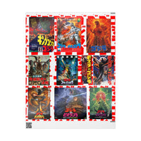 Godzilla Poster Collage Wrapping Paper