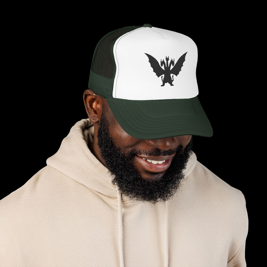 King Ghidorah Emblem Foam Trucker Hat