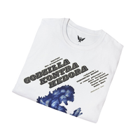 Folded Godzilla vintage t-shirt — collectible monster movie merch for kaiju fans