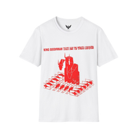 King Geedorah Take Me to Your Leader t-shirt — hip hop album artwork on white cotton tee