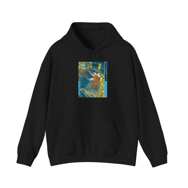Godzilla vs Hedora Vintage Poster Hoodie