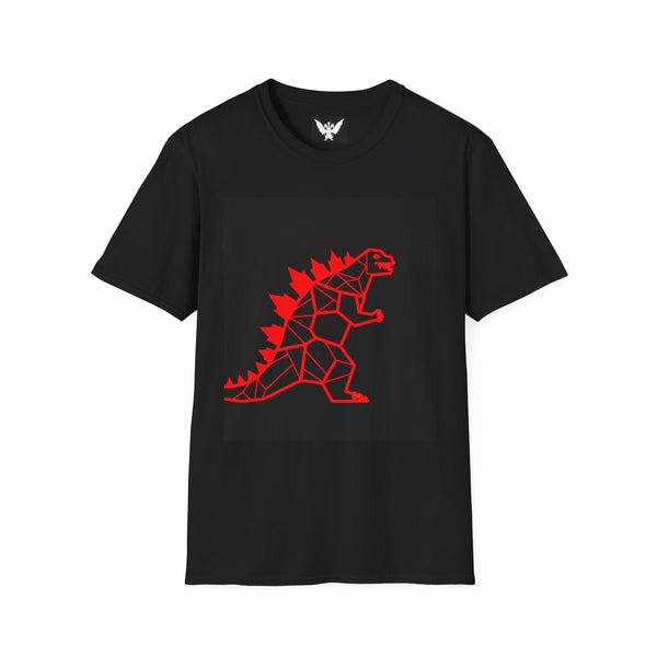 Cyber Godzilla Geometric Tee