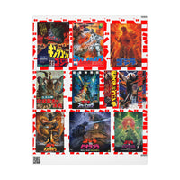 Godzilla Poster Collage Wrapping Paper