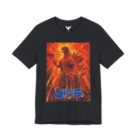 Return of Godzilla t-shirt — 1984 movie poster artwork on black cotton tee for kaiju fans"